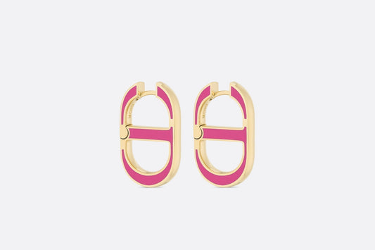 18K CD 30 Montaigne Rani Pink Earrings