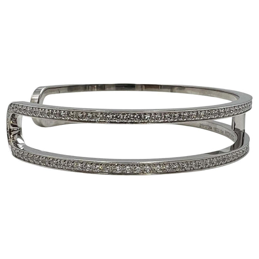18K Ever Chain D¡¯ancre Cuff Diamond H Bracelet