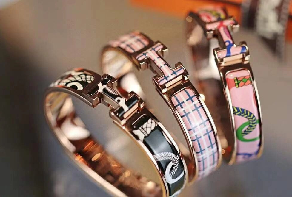 18K Clic H Panoplie Equestre Black Bracelet