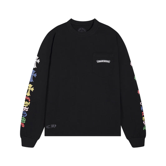 CHROME-HEARTS Men's Long-Sleeve T-shirt Sweatshirt K8015