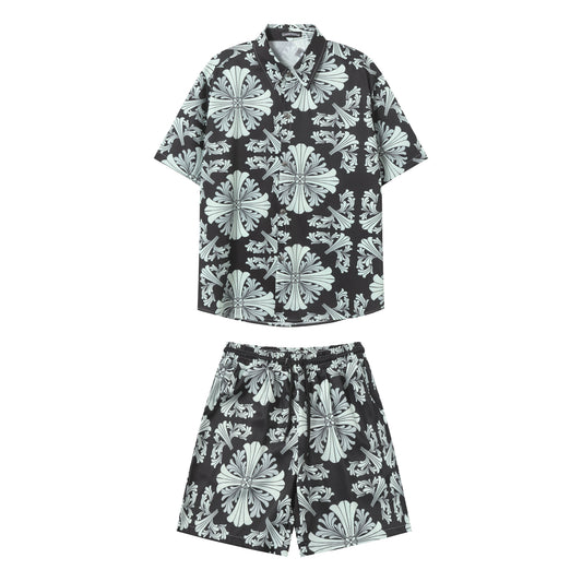 CHROME-HEARTS Quick-drying short-sleeved shirts are super popular 2286