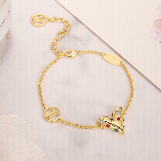 18K Louis Essential V Plan¨¨te Bracelet