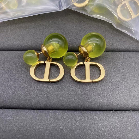 18K Petit CD Earrings