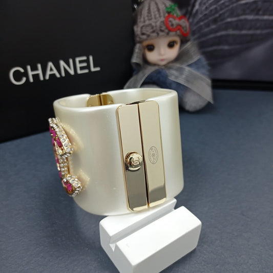 18K CC Pink Crystals Bracelet