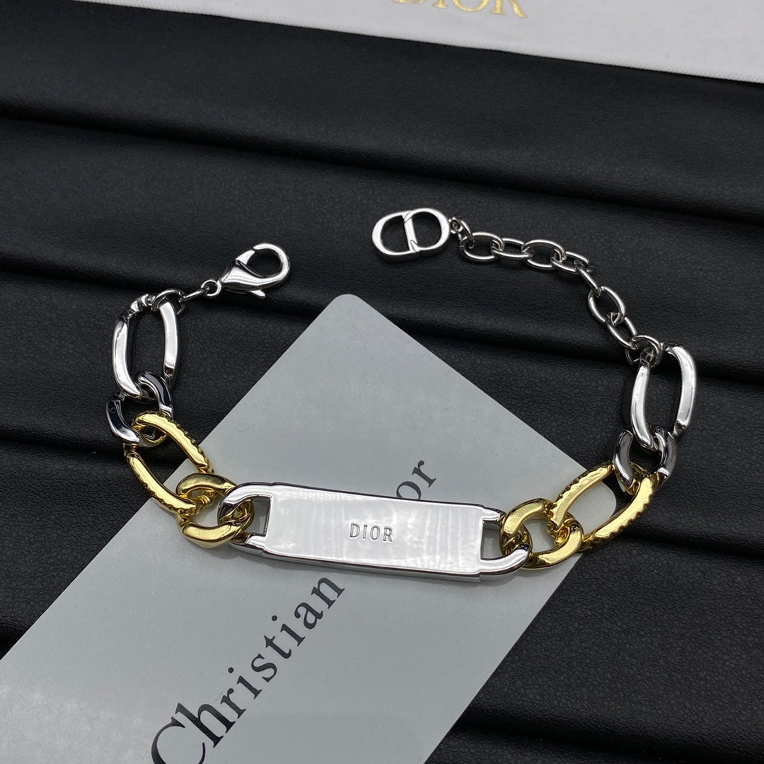 18K Petit CD Bracelet