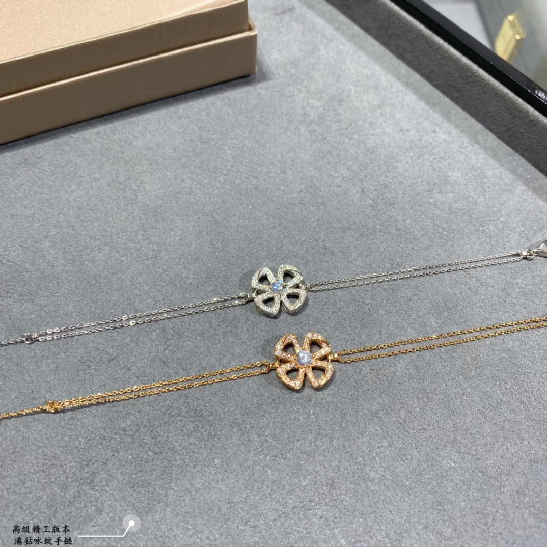 18K Fiorever Central Diamond Bracelet