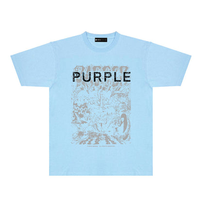 PURPLE  fashion T-shirt