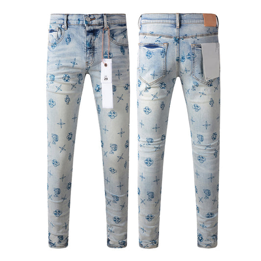 PURPLE  Fashion Jeans 9063