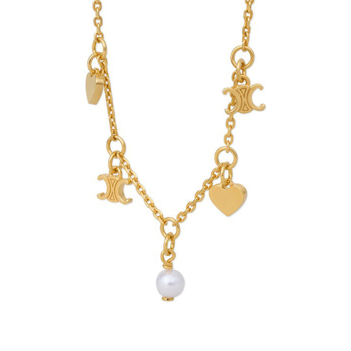 18K CE Coeur Pearl Bracelet