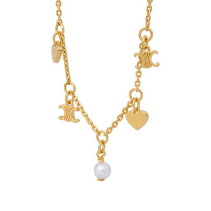 18K CE Coeur Pearl Bracelet