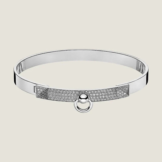 18K Collier De Chien Diamond H Bracelet