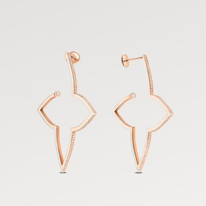 18k Louis Debuts Blossom Earrings