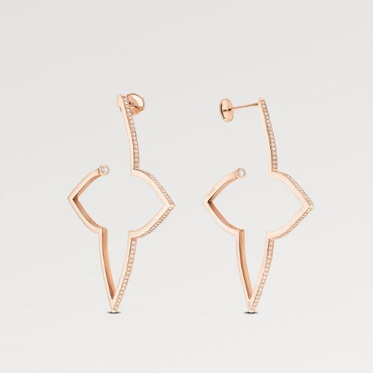 18k Louis Debuts Blossom Earrings