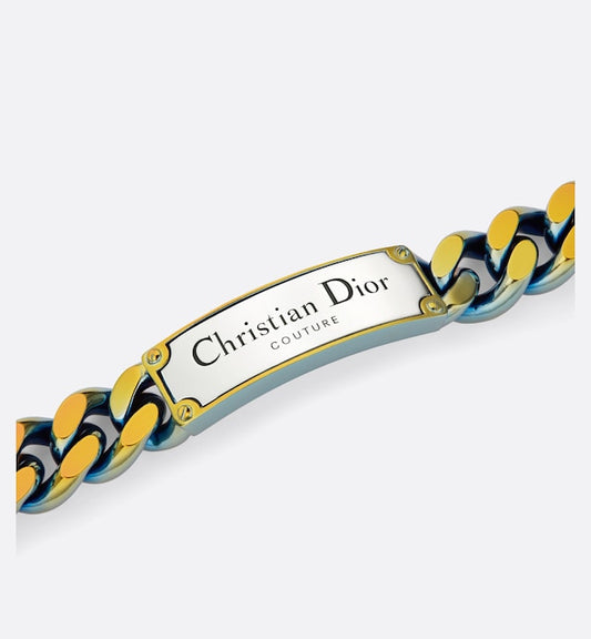 18K CD Couture Chain Link Bracelet