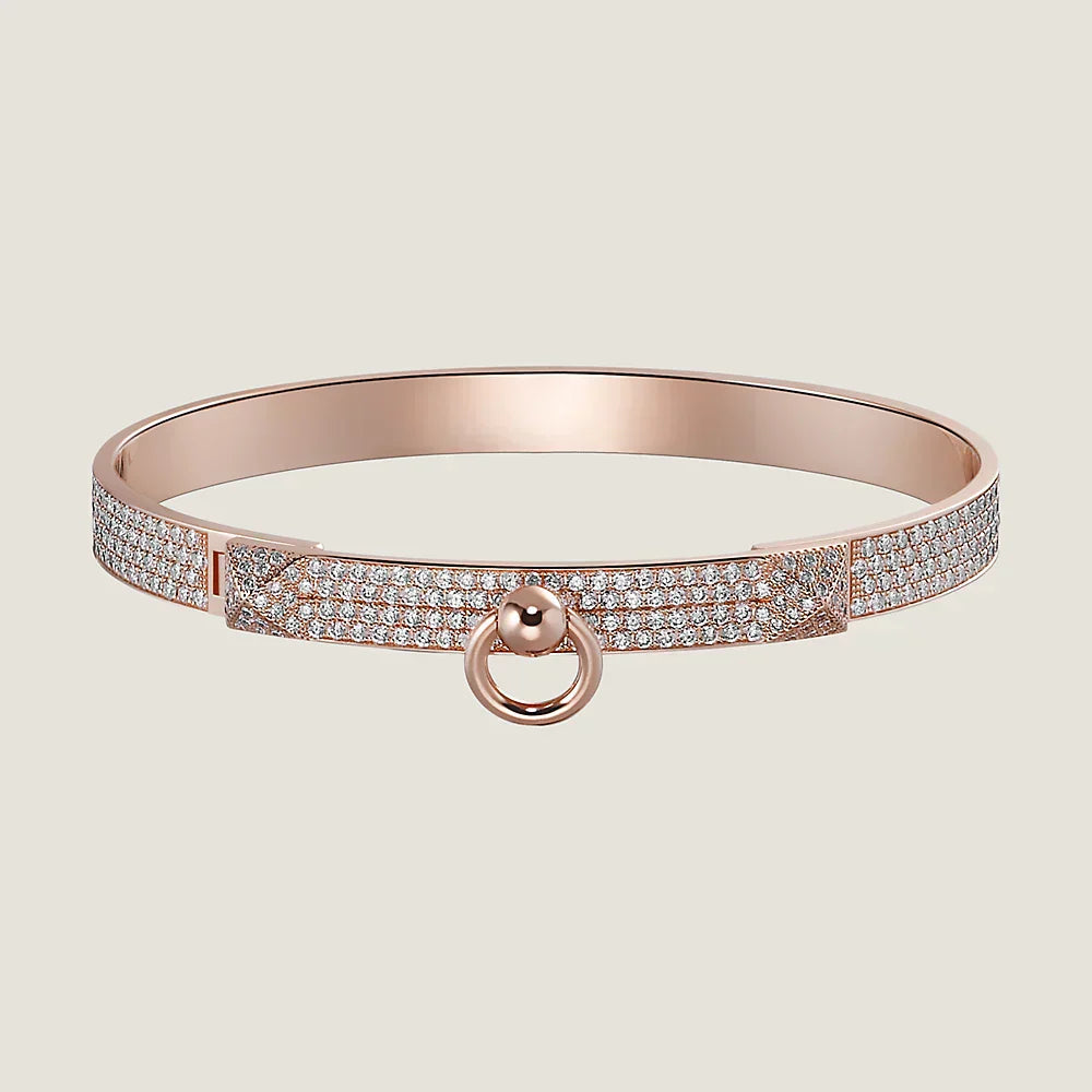 18K Collier De Chien Diamond H Bracelet