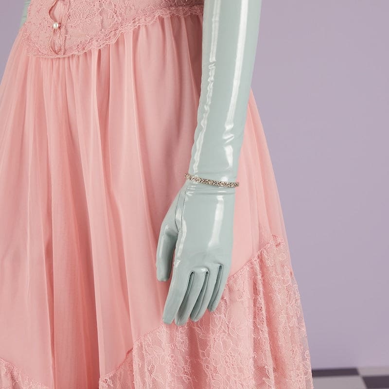 GG Interlocking G Cuff With Flowers Bracelet