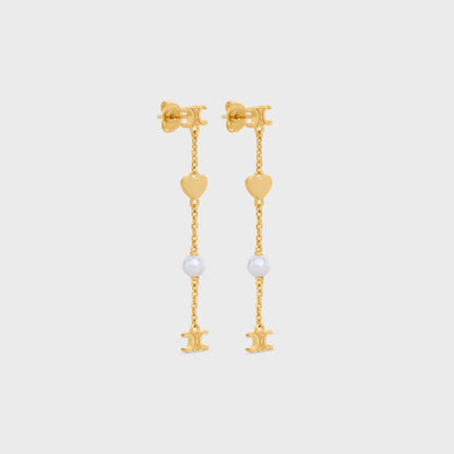 18K CE Coeur Earrings