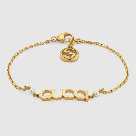 18K Double G Letter Bracelet