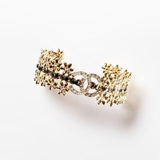 18K CC 2023 Black Cuff Bracelet
