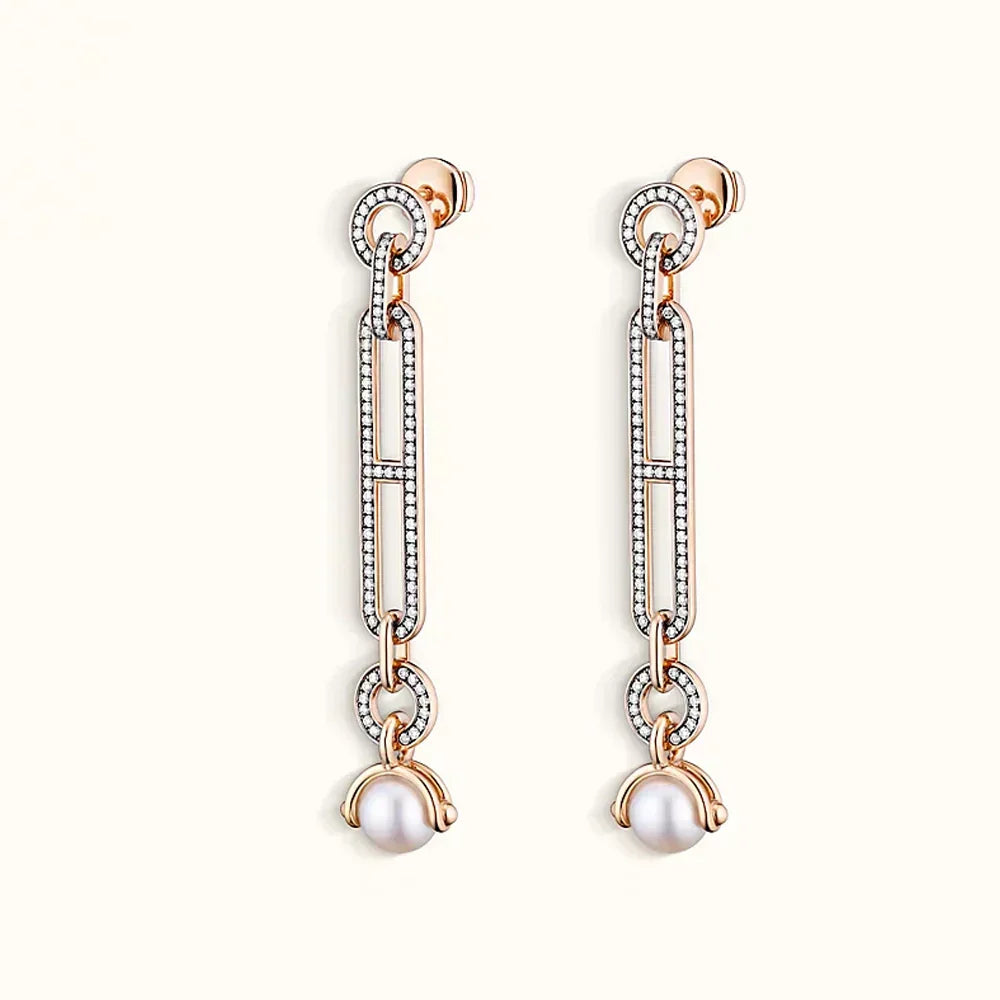 18K Chandra Diamonds Earrings