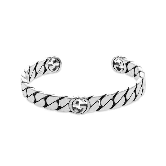 Double G Interlocking G Rigid Bracelet