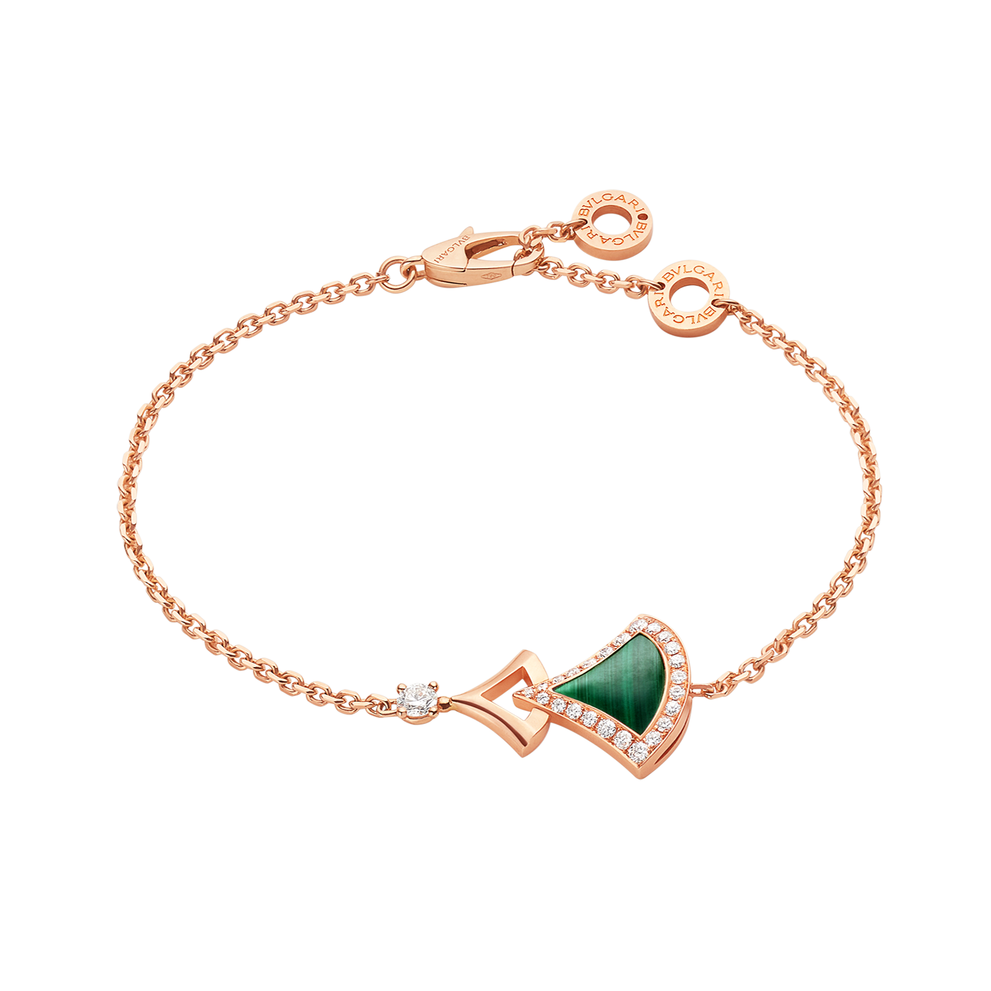 18K Divas' Dream Malachite Bracelet