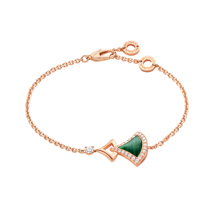18K Divas' Dream Malachite Bracelet