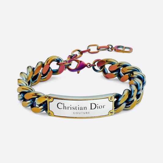 18K CD Couture Chain Link Bracelet
