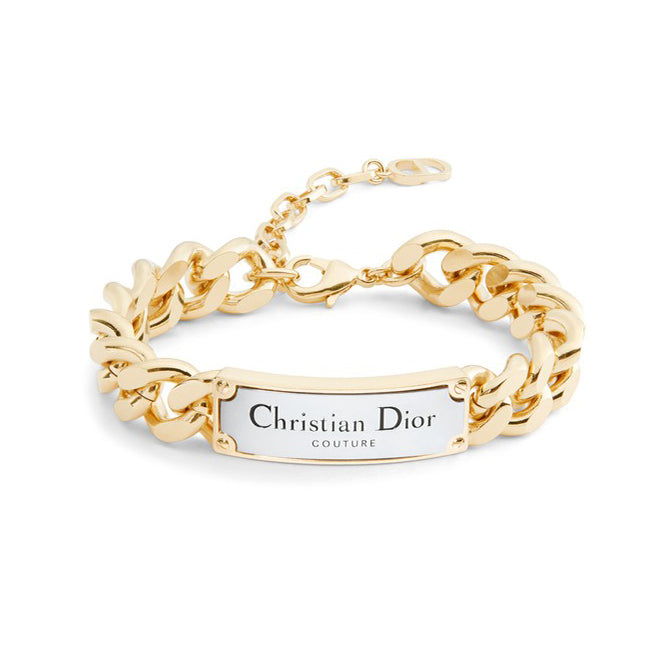 18K CD Chain Link Bracelet