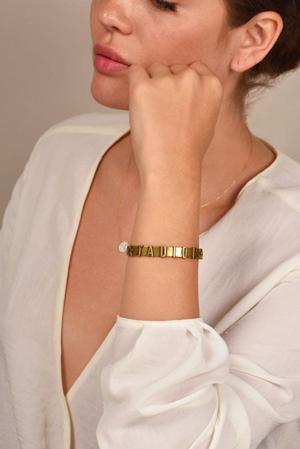 18K CD J¡¯adior Star Open Cuff Bracelet