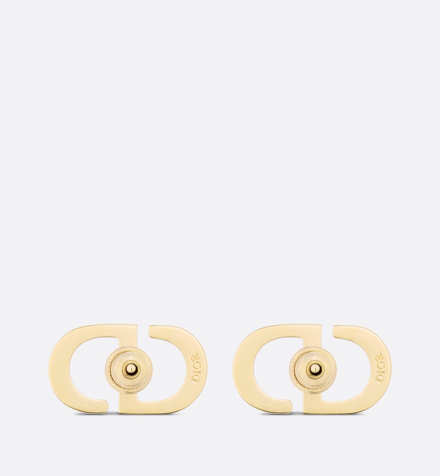 18K Petit CD Stud Fuchsia Crystals Earrings