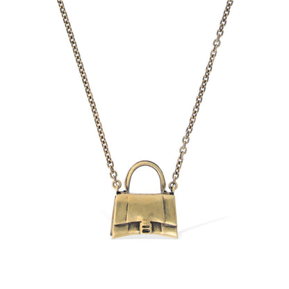 18K BB Hourglass Bag Necklace