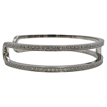 18K Ever Chain D¡¯ancre Cuff Diamond H Bracelet