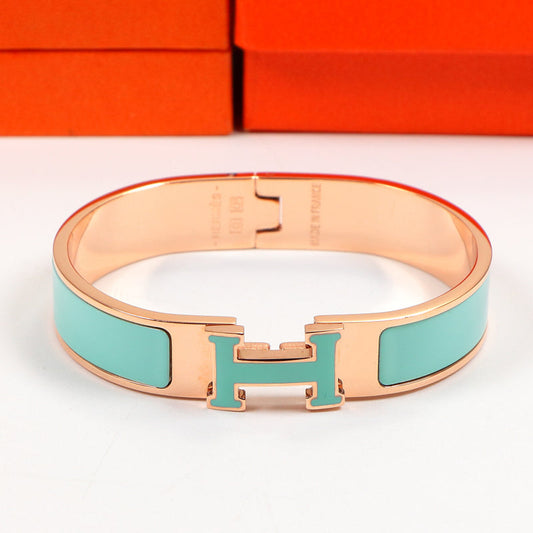 18K Clic H Green Bracelet