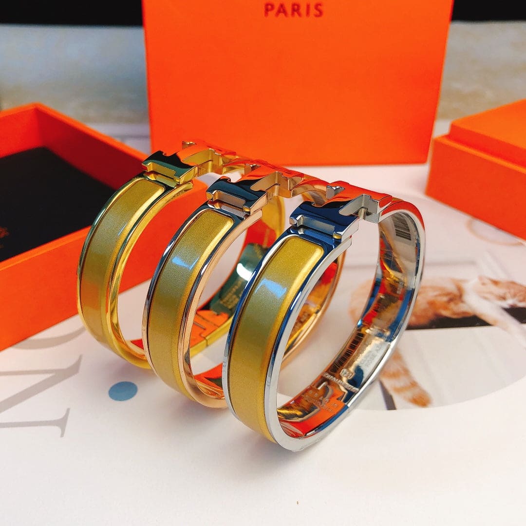 18K Clic H Yellow Bracelet