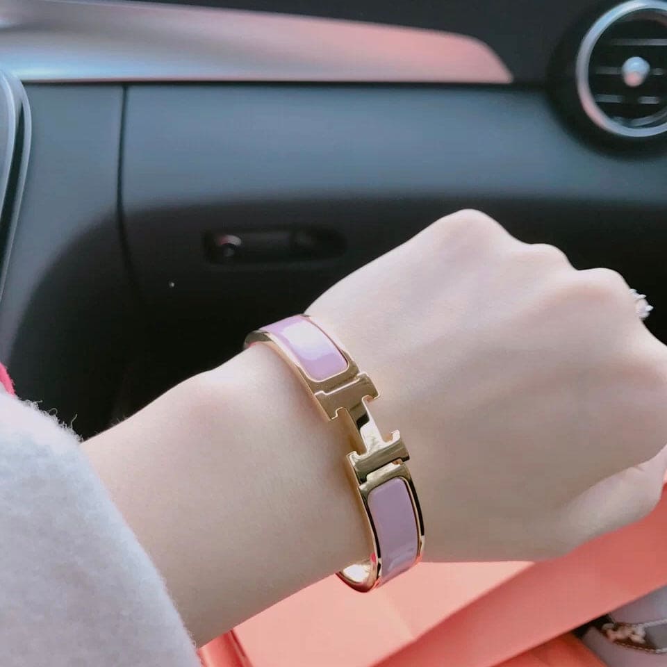 18K Clic H Pink Bracelet