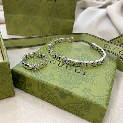 GG Interlocking G Cuff Bracelet