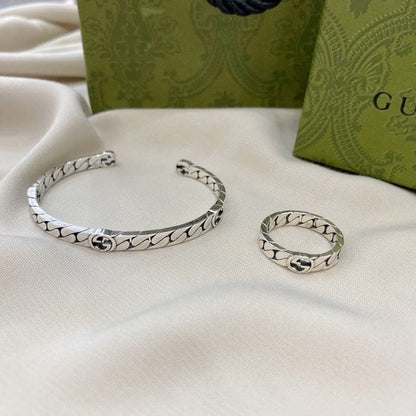 GG Interlocking G Cuff Bracelet