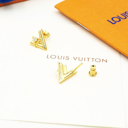 18K Louis Volt One Earrings