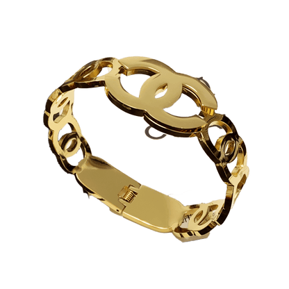 18K CC Opening Bracelet