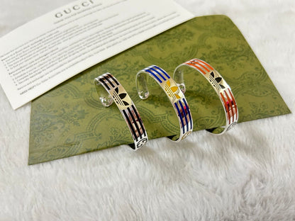 GG x Adidas Cuff Blue Bracelet
