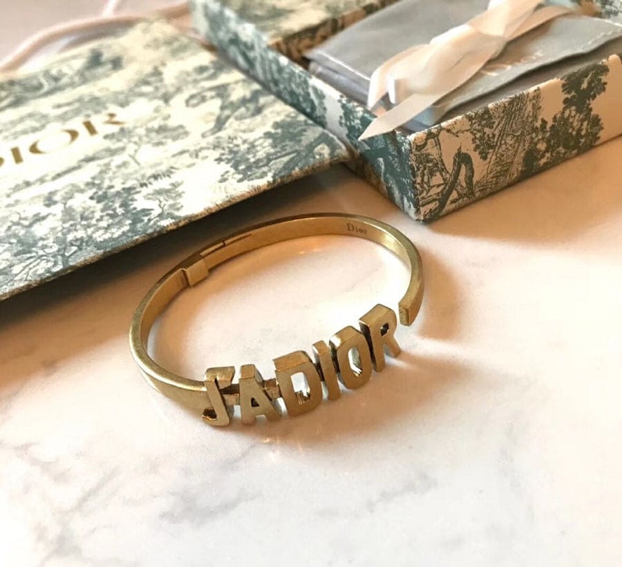 18K CD J¡¯adior Open Cuff Bracelet