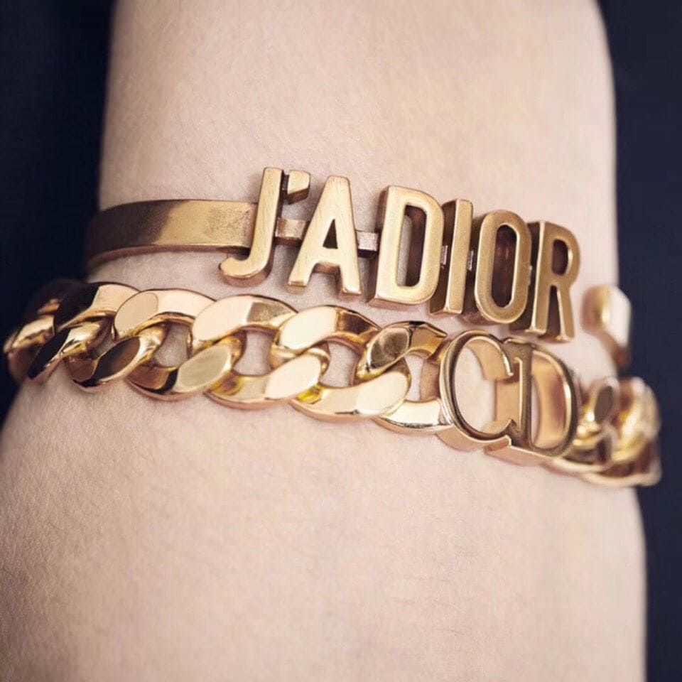 18K CD J¡¯adior Open Cuff Bracelet