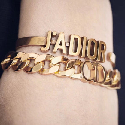 18K CD J¡¯adior Open Cuff Bracelet
