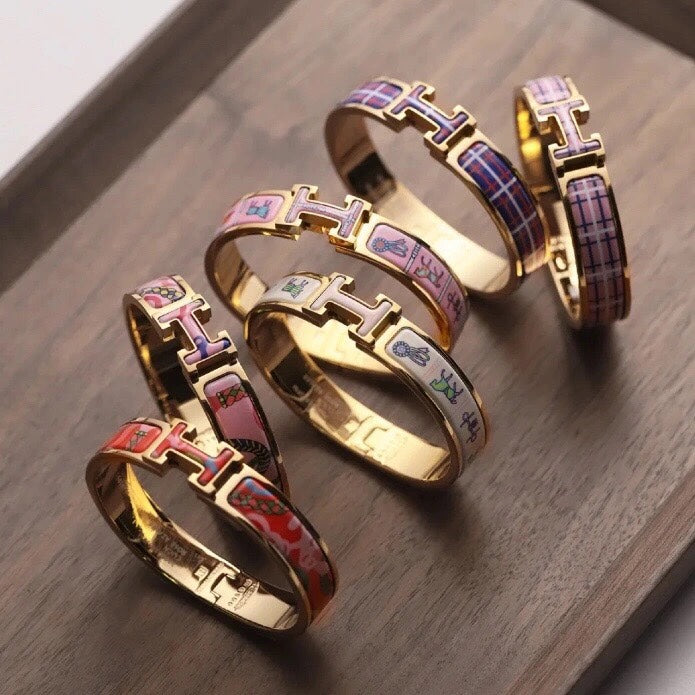 18K Clic H Purple Bracelet