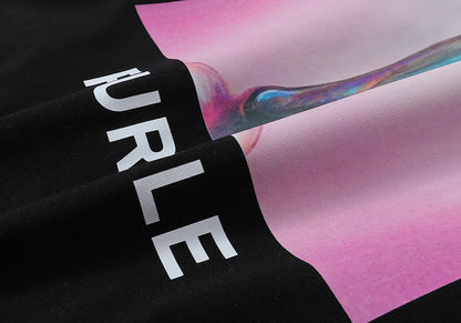 PURPLE  fashion T-shirt