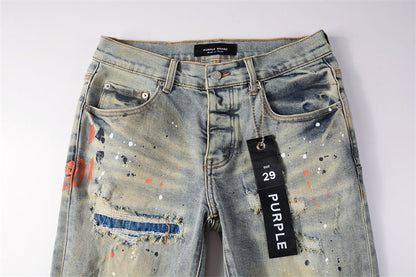 PURPLE  Fashion Jeans 9071