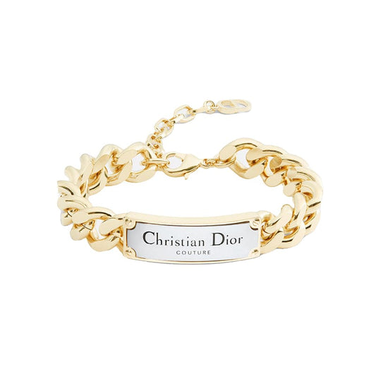 18K CD Couture Link Chain Bracelet