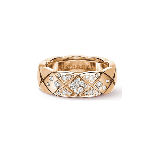 18K Rose Gold CC Coco Crush Diamonds Ring