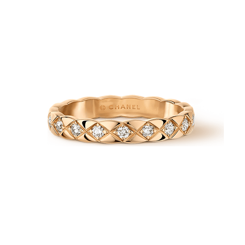 18K CC Coco Crush Mini Diamonds Ring